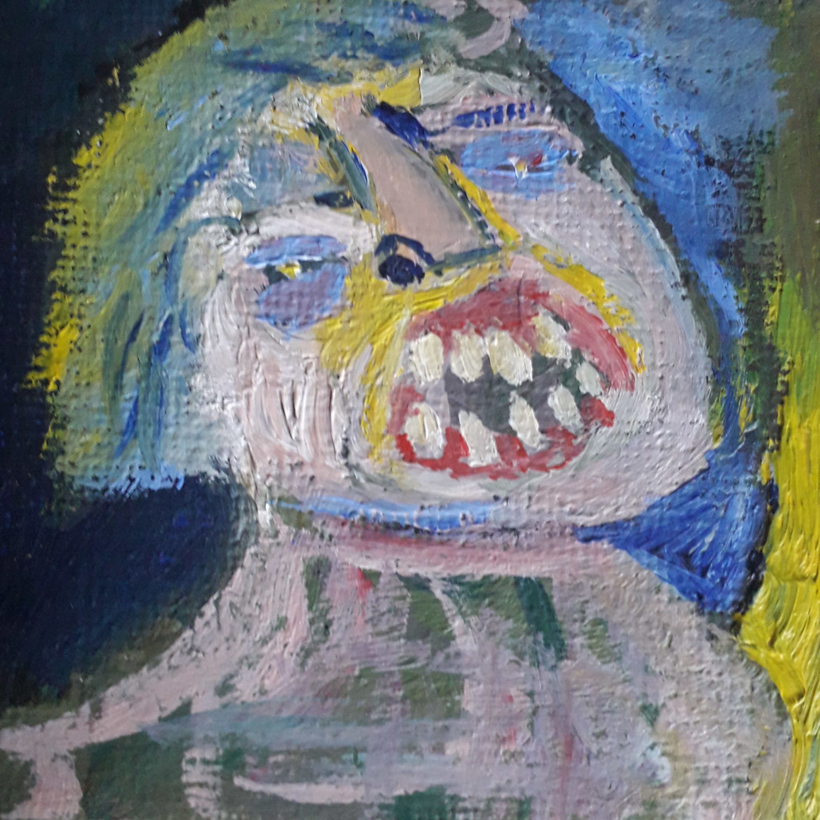 Victims Of Broken Nature - Oil on Canvas - 2.5×2.5 - £5.00