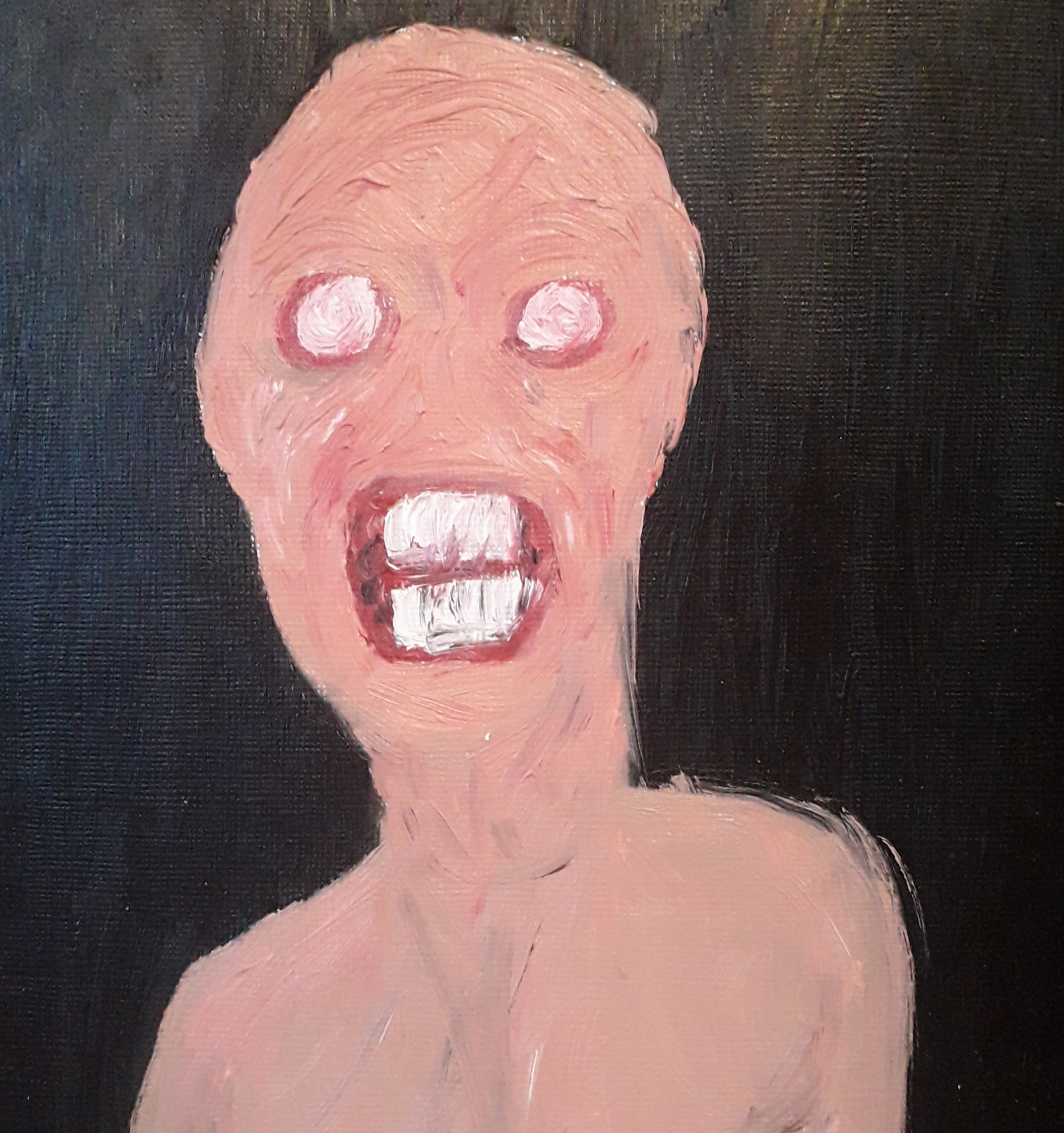Pale man - Oil on paper - 10×7  - £7.00