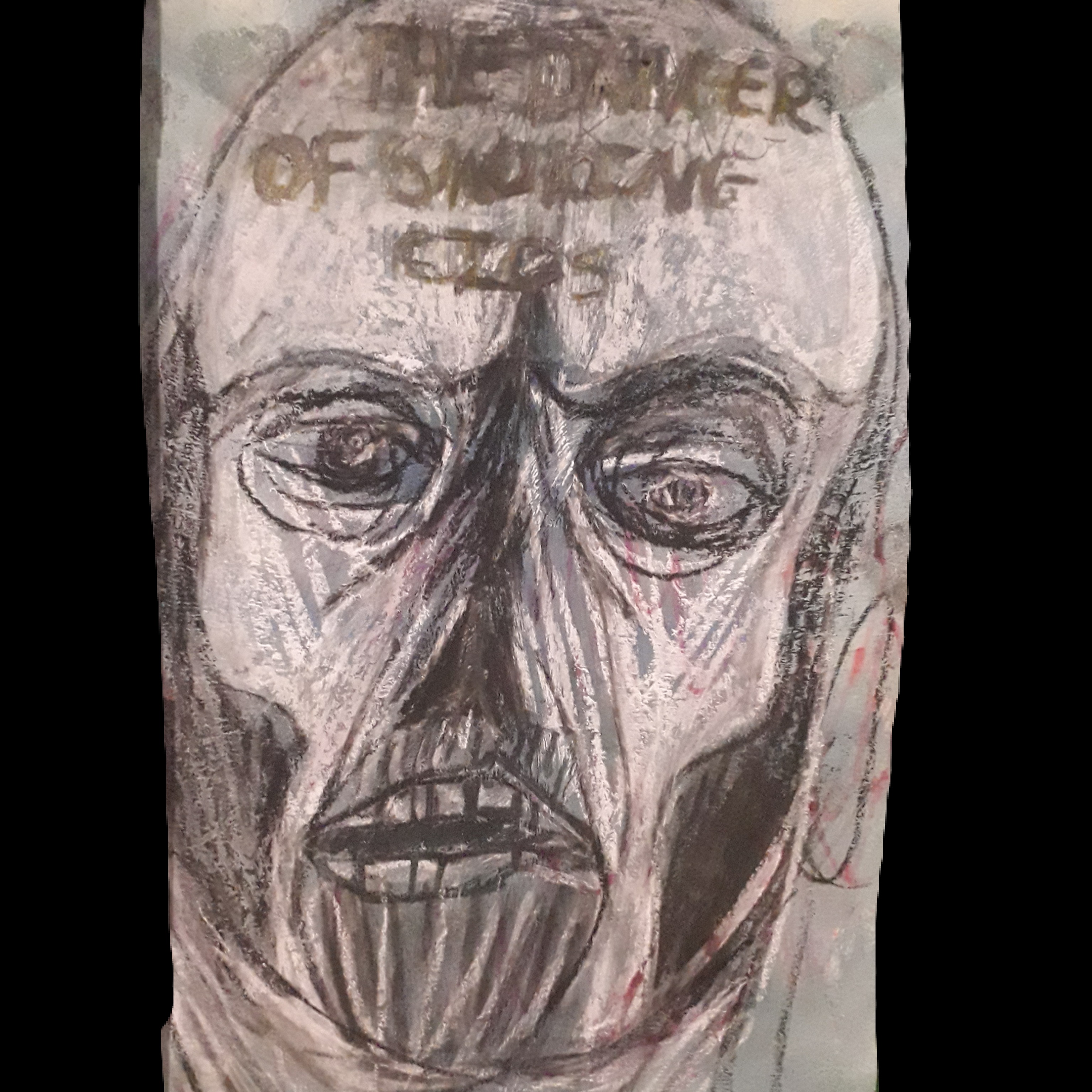 The Danger Of Smoking Cigs - Oil and Oil pastels on paper 11.25×6.5  - £7.00
