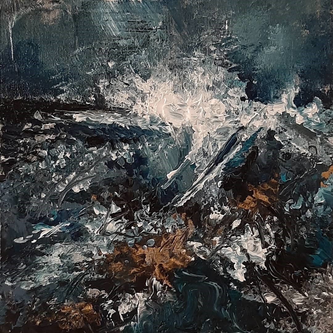 Seastorm 1 - Acrylic on Canvas