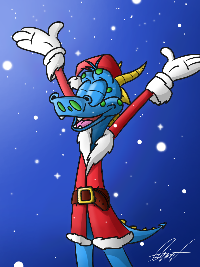 Christmas themed Dexter, my original character