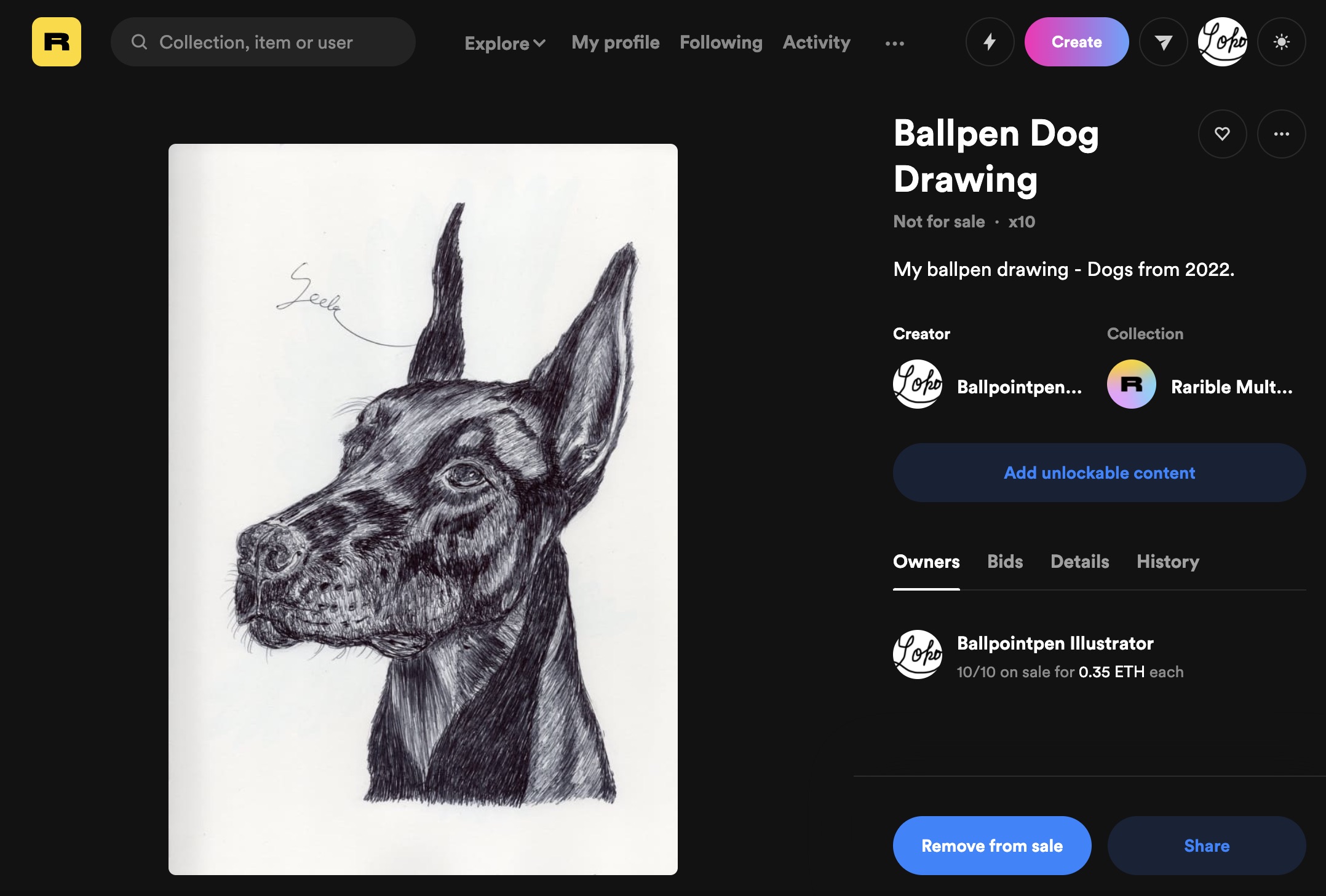 Ballpen Dog 🐩 NFTS