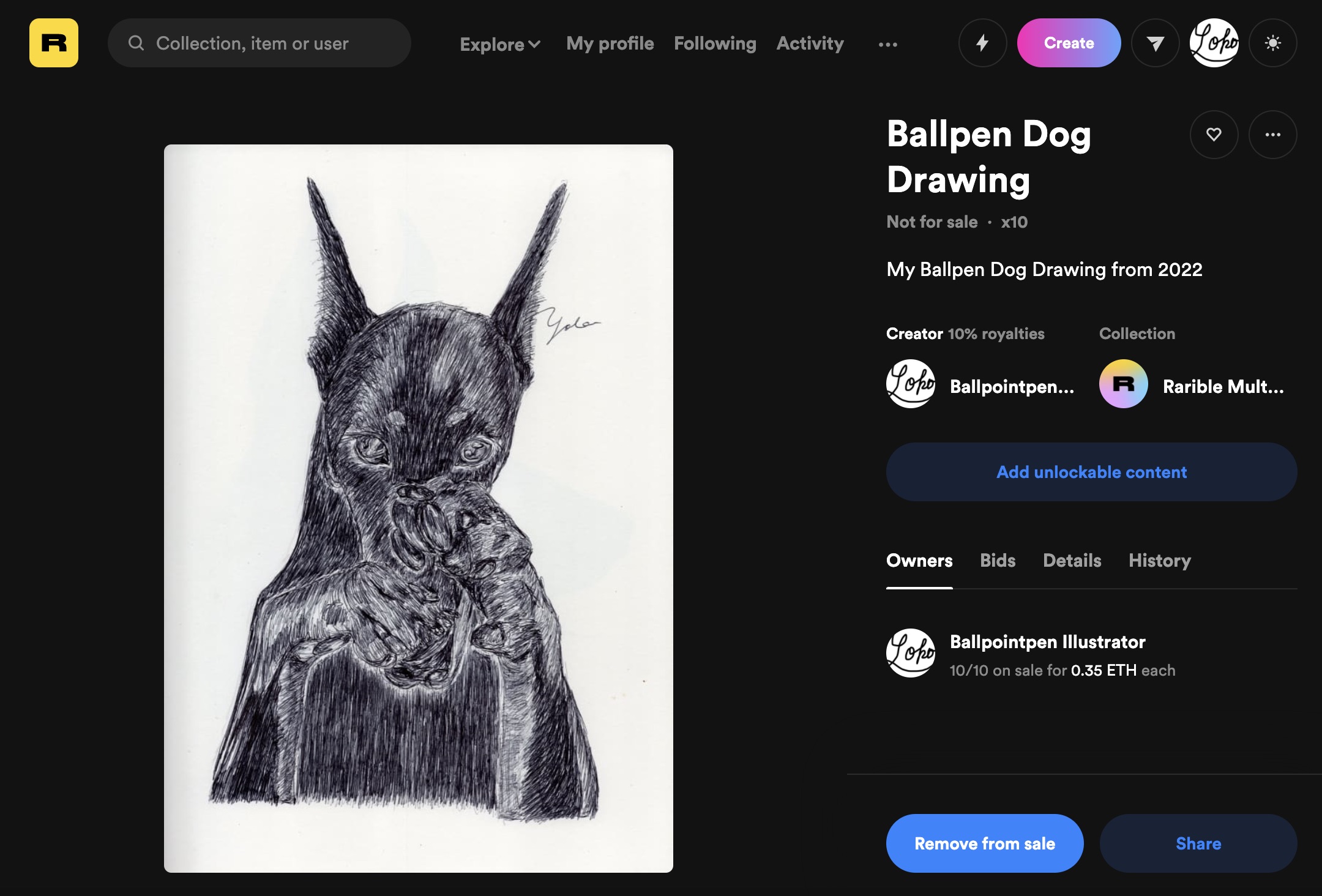 Ballpen Dog 🐩 NFTS