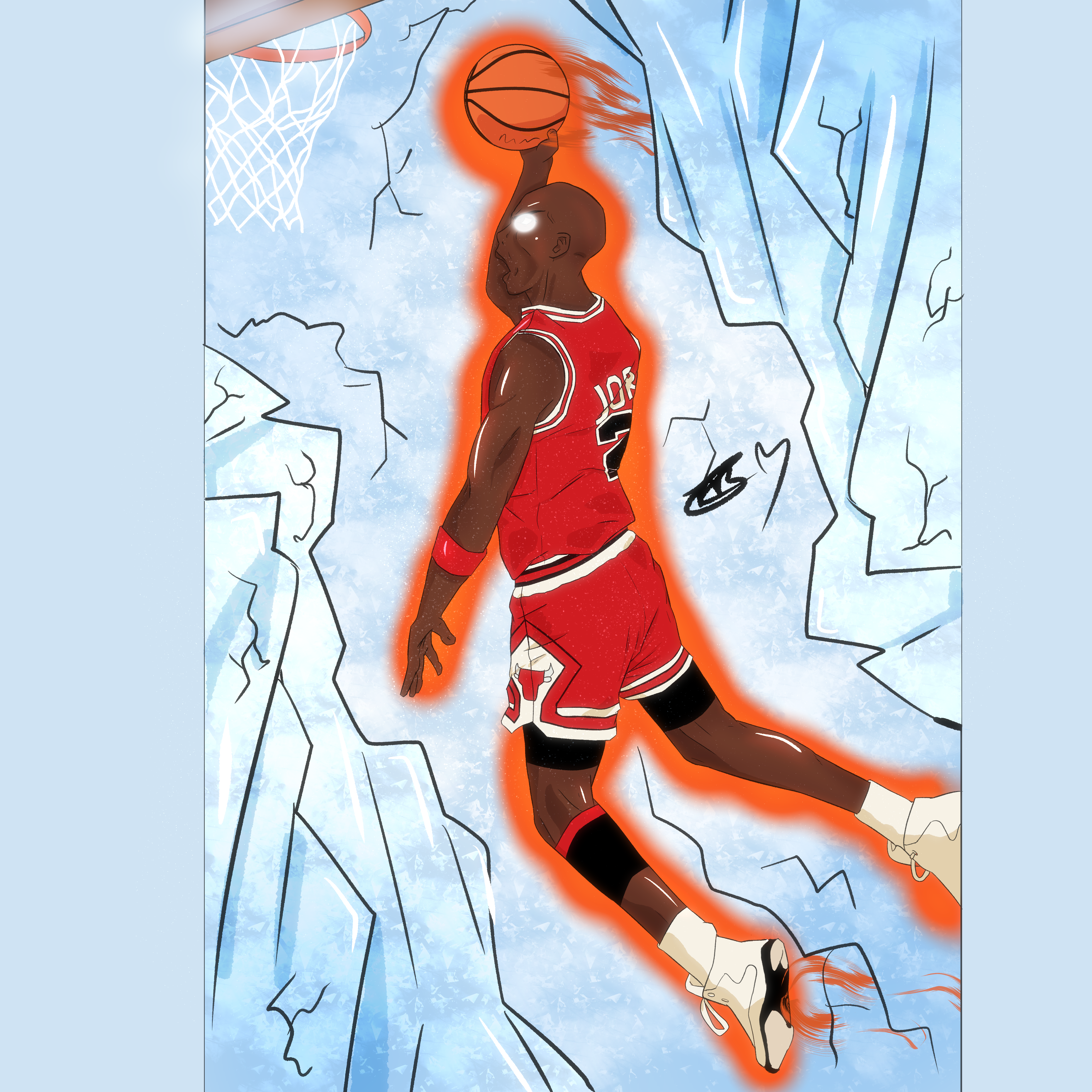 Michael Jordan drawing