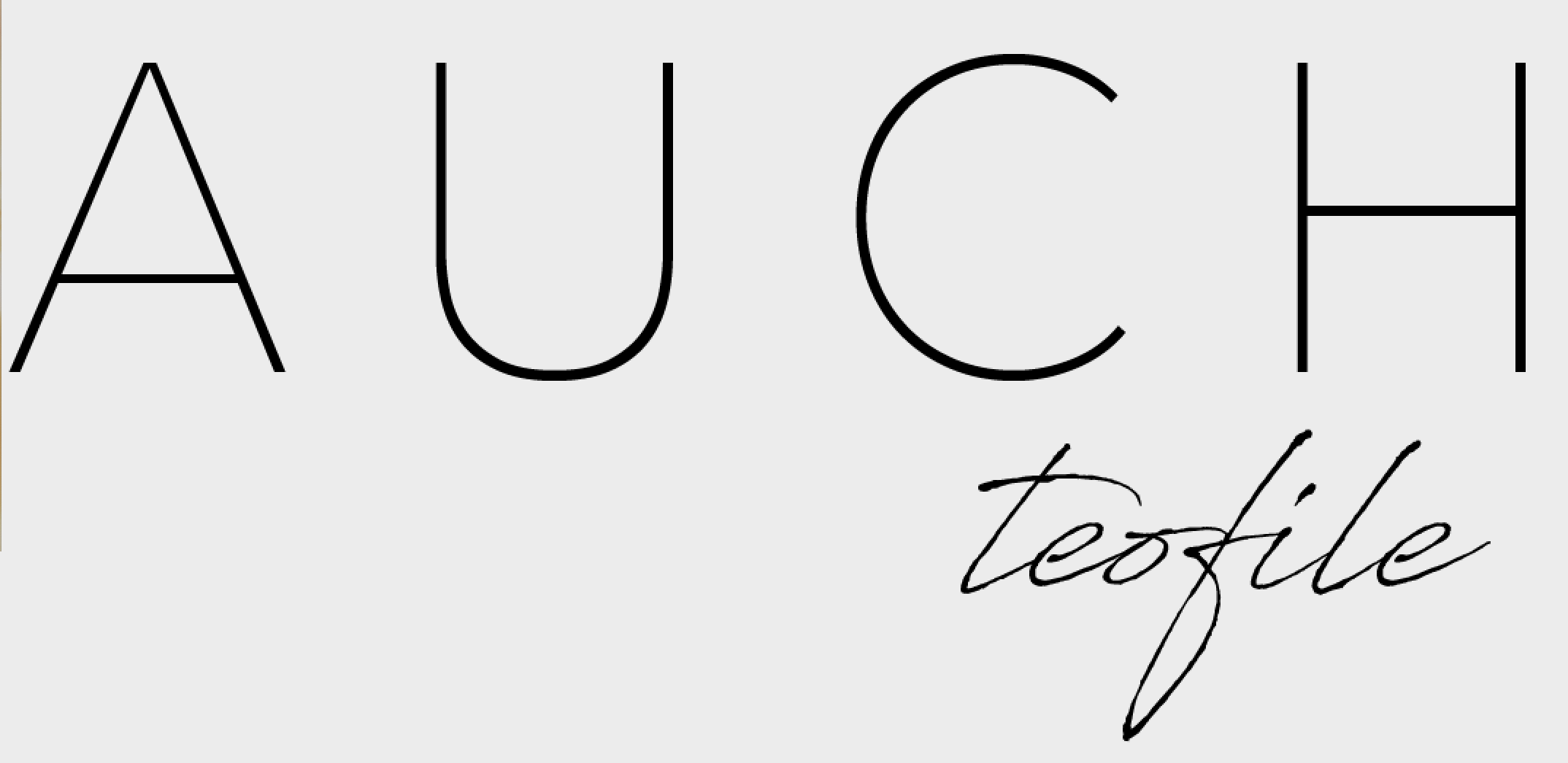 Fashion brand 'AUCH' logo (www.auch.store)