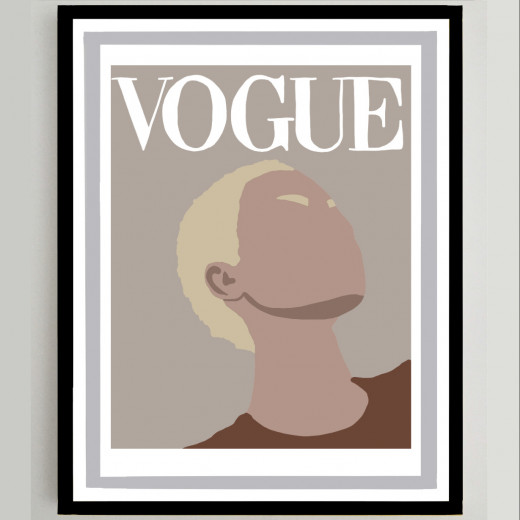Vogue magazine cover print