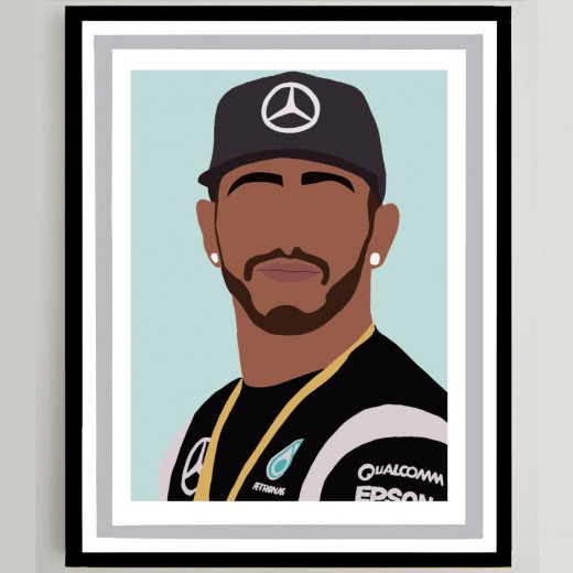 Lewis Hamilton print