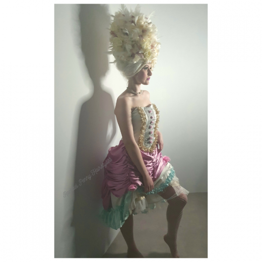 Rococo Fantasy, inspired by the hair creations in Bridgerton and Harlots TV dramas.