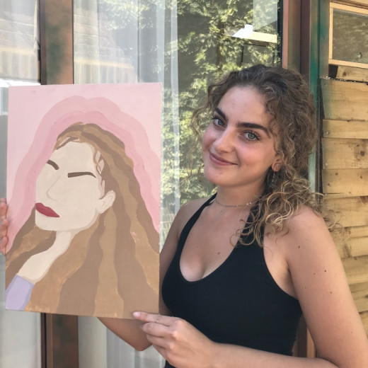 A commissioned painting for this lovely girls birthday!