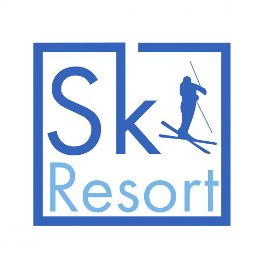 Concept logo for ski resort to practise my skills