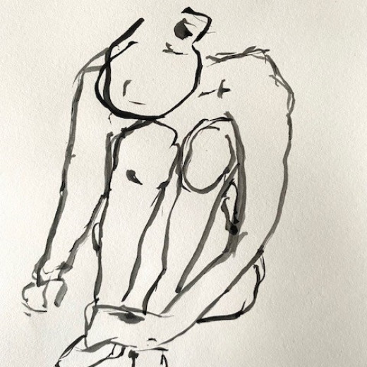 Life Drawing (2021) Chinese Ink