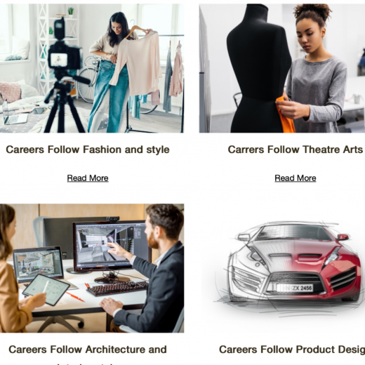 Career Expert Pages on Creative Portal